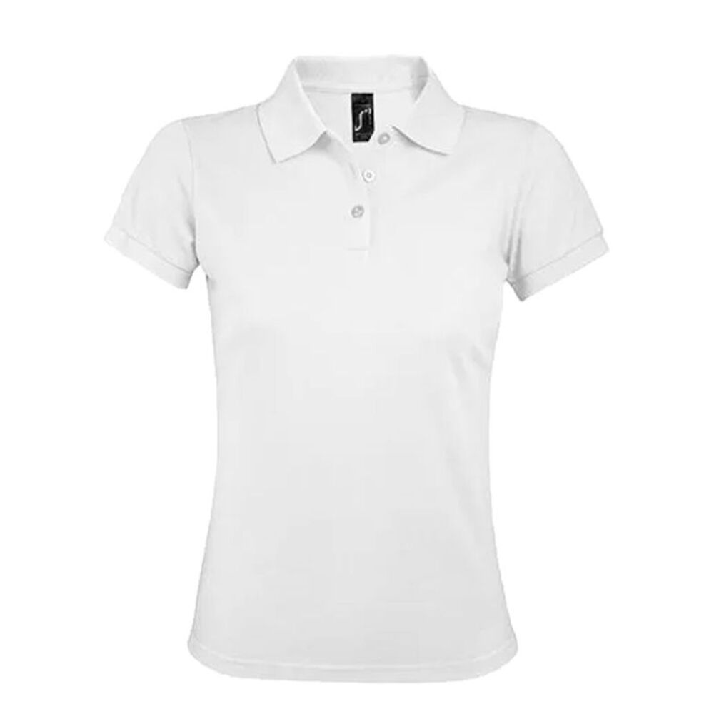 SOLS Womens/Ladies Prime Polo Shirt / White